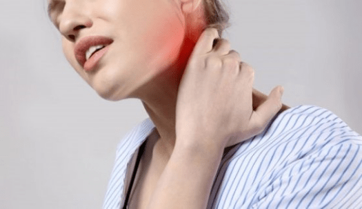 With osteochondrosis, appears neck and shoulder pain