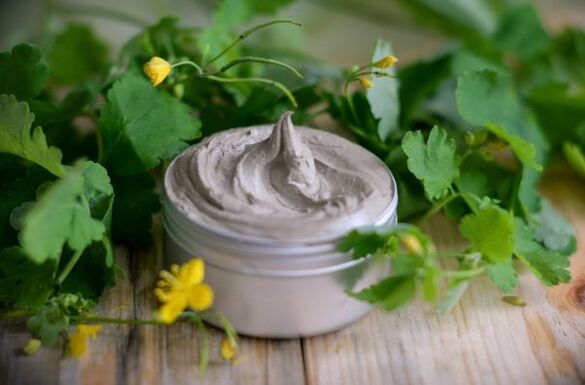Home rub for the knee joint with gonarthrosis
